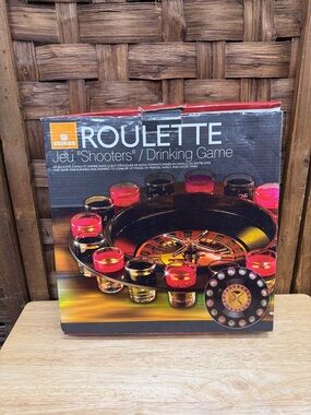 Roulette Shooters Drinking Game - Black & Red Shooter Set